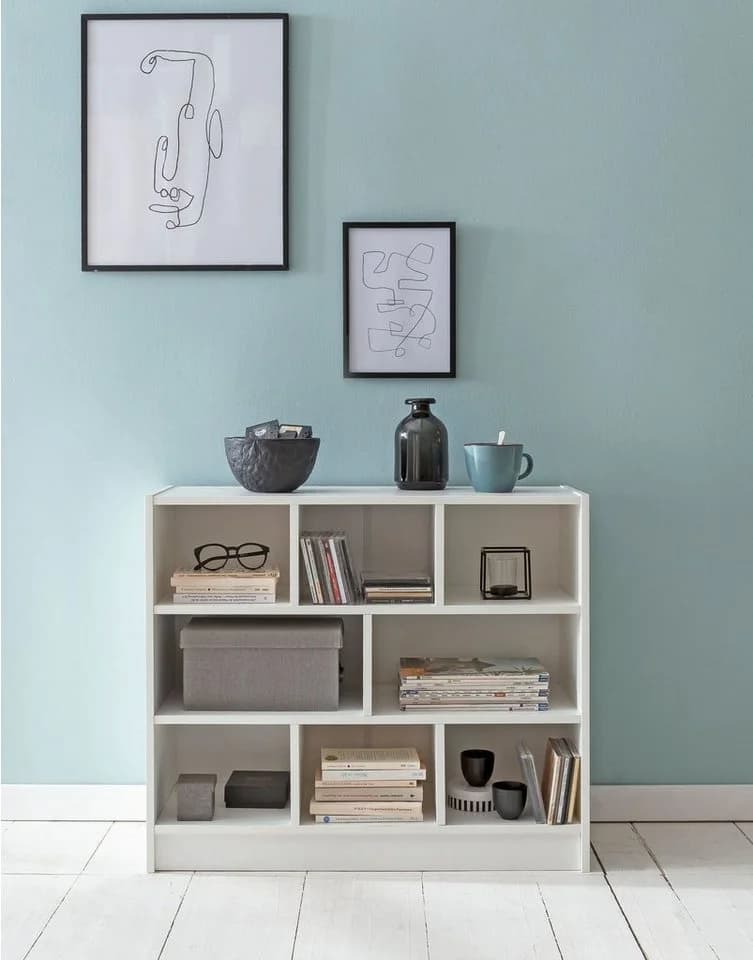 möbelando Bücherregal WL5.819 Weiß - Bild 4