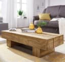 möbelando Couchtisch LUCCA Akazie Massivholz Modern Bild 1