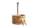 FinnTherm Badebottich Bergen für 4 Personen Naturbelassen Bild 3