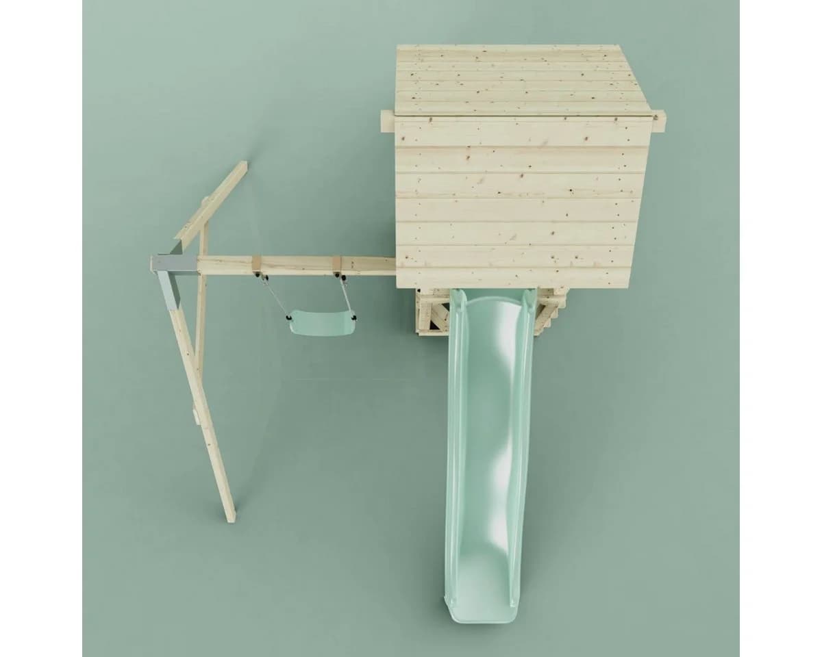 OutdoorToys Spielturm Göteborg Grün mit Schaukel & Rutsche - Bild 5