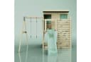 OutdoorToys Spielturm Tjorven Holz Mintgrün mit Schaukel & Rutsche Bild 3