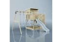 OutdoorToys Spielturm Björn Holz Eisblau mit Schaukel & Rutsche Bild 5