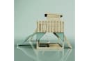 OutdoorToys Spielturm Frida Mintgrün mit Babyschaukel, Rutsche und Kletterwand Bild 4