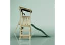 OutdoorToys Spielturm Lyon aus Holz mit Kinderschaukel & Rutsche, Kletterwand Bild 4