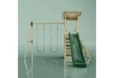 OutdoorToys Spielturm Neapel Holz Doppelschaukel Rutsche Kletterwand Bild 3