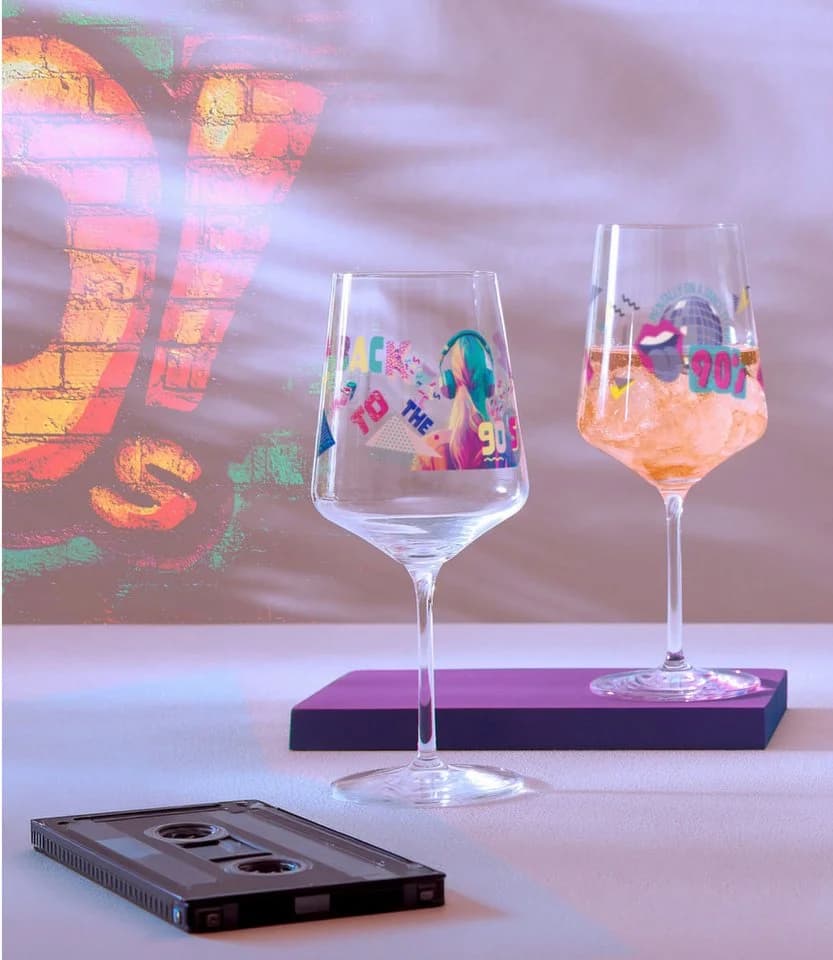 RITZENHOFF Cocktailglas 2er Set 90S Retro Design mit Glastuch - Bild 4