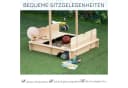 Outsunny Sandkasten mit Dach Felix Kindersandkasten Bild 5