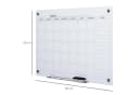 Vinsetto Memoboard Glas Weiß mit Stifthalter und Zubehör Bild 3