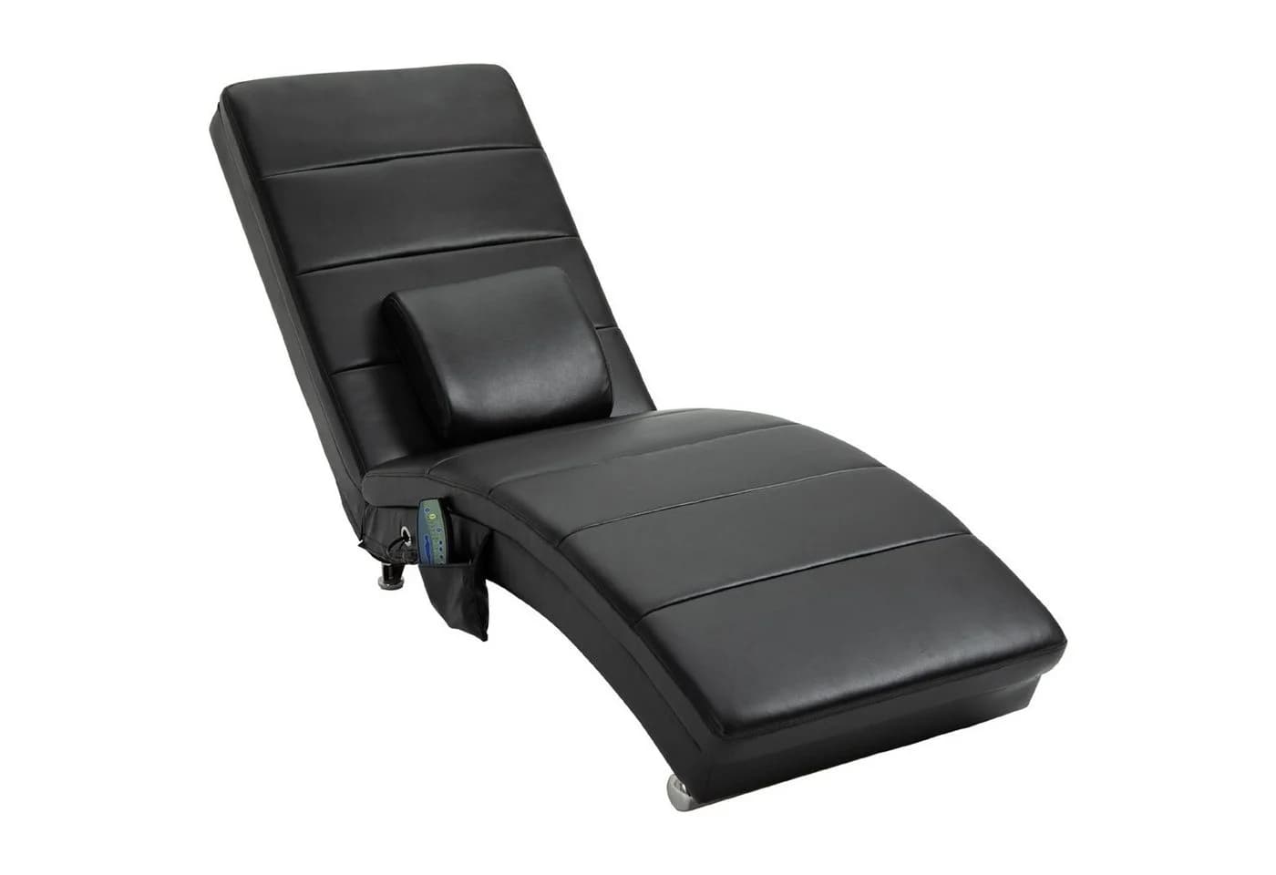 HOMCOM Massagesessel Relaxliege Schwarz mit Massagefunktion