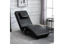 HOMCOM Massagesessel Relaxliege Schwarz mit Massagefunktion Bild 2