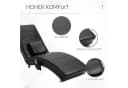HOMCOM Massagesessel Relaxliege Schwarz mit Massagefunktion Bild 4