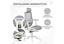Vinsetto Schreibtischstuhl Bürostuhl Ergonomisch Geformt High-End Gaslift Bild 5
