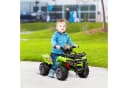 HOMCOM Elektro-Kinderquad Grün 6V Motor Musikfunktion Bild 2