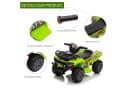 HOMCOM Elektro-Kinderquad Grün 6V Motor Musikfunktion Bild 5