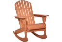 Outsunny Adirondack Schaukelstuhl Natur Holz Gartenstuhl Bild 1