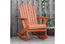 Outsunny Adirondack Schaukelstuhl Natur Holz Gartenstuhl Bild 2