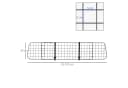 PawHut Verstellbares Hundegitter Schwarz Metall Bild 3