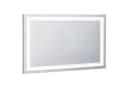 Kleankin LED Badspiegel Silber Touchschalter IP44 Bild 1