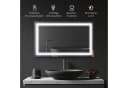 Kleankin LED Badspiegel Silber Touchschalter IP44 Bild 4