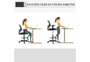 Vinsetto Ergonomischer Bürostuhl Schwarz mit Mesh-Rückenlehne und Fußstütze Bild 5