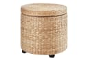 HOMCOM Fußhocker mit Stauraum Modern Bild 2