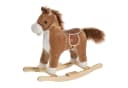 HOMCOM Schaukeltier Baby Pferd mit Tiergeräusche Spielzeug Haltegriffe Bild 2