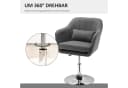 HOMCOM Relaxsessel Grau höhenverstellbar mit Lendenkissen Bild 5