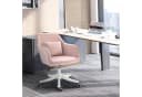 Vinsetto Schreibtischstuhl Rosa mit Vibrationsmassage und USB-Ladeanschluss Bild 2