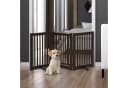 PawHut Hundegitter Freistehend Klappbar Braun Holz Bild 2