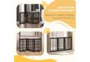 PawHut Hundegitter Freistehend Klappbar Braun Holz Bild 5