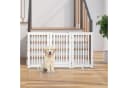 PawHut Hundegitter Absperrgitter für Hunde Weiß Bild 4