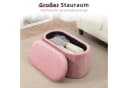 HOMCOM Sitzbank Rosa mit Stauraum und Polsterung Bild 5