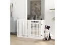 PawHut Hundegitter 4-teilig faltbar weiß MDF Bild 2