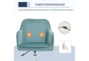 Vinsetto Massage-Bürostuhl Grün mit Vibrationsfunktion und USB-Anschluss Bild 4
