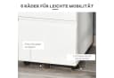 Vinsetto Rollcontainer Büroschrank 3 Schubladen Weiß Bild 5