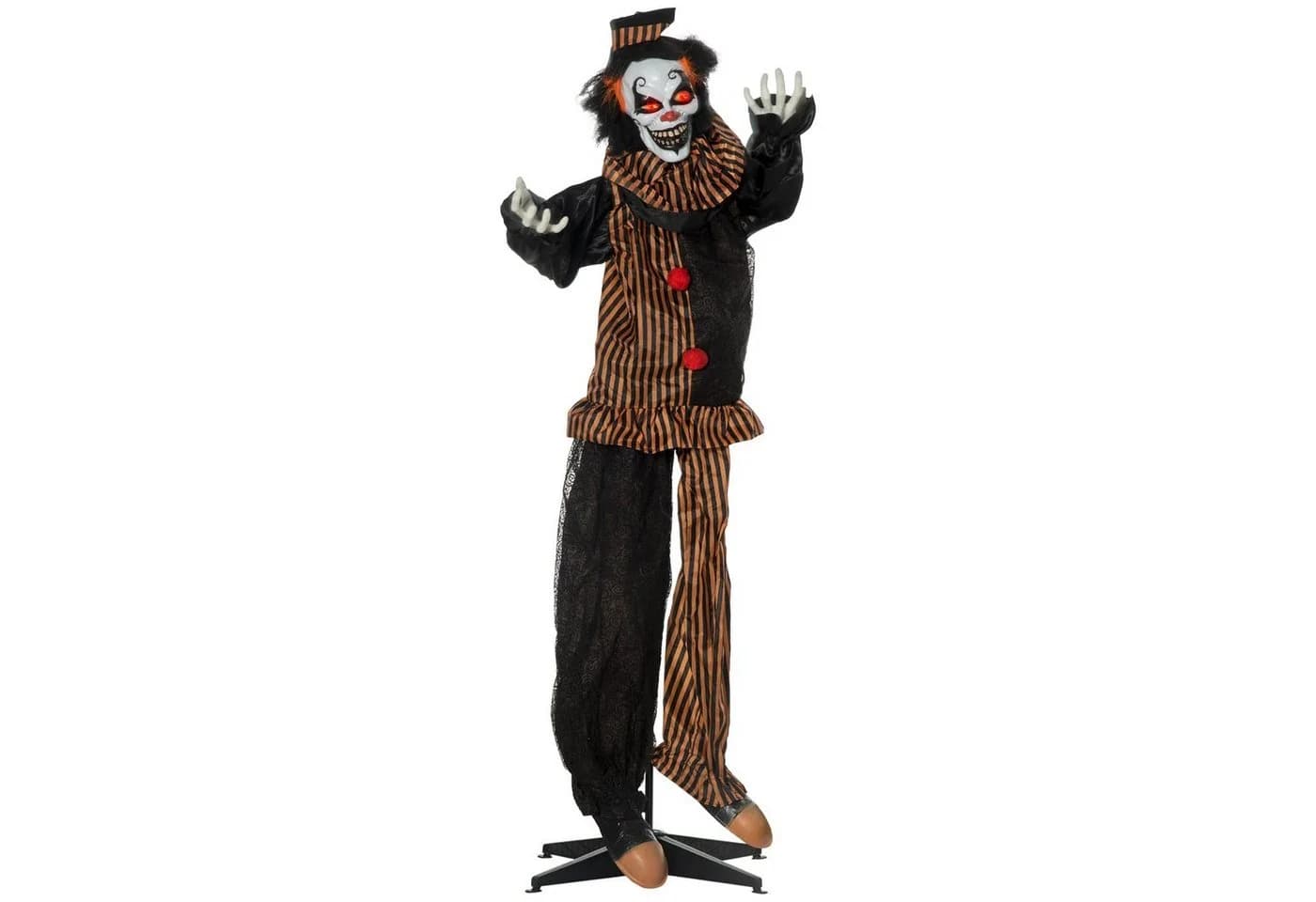 Outsunny Halloween Dekofigur Horror-Clown mit Bewegungsmelder und Sound - Bild 2