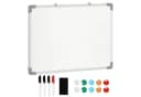 HOMCOM Magnettafel Whiteboard Weiß mit 4 Markern und 10 Magneten Bild 1