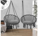 Detex Hängesessel 150kg belastbar weiche Kissen Boho-Design Bild 4