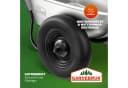 Gardebruk Schubkarre 2 Rad 150kg 100L Stahl Schwarz/Silber Bild 5