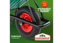 Gardebruk Schubkarre 100L Grün Schwarz Luftbereifung 250kg Tragkraft Bild 5