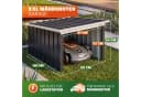 Gardebruk Mähroboter-Garage Anthrazit mit Pultdach Bild 1