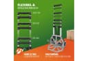 Gardebruk Aluminium Sackkarre klappbar 80 kg mit Leichtlauf-Rädern Bild 4