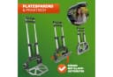 Gardebruk Aluminium Sackkarre klappbar 80 kg mit Leichtlauf-Rädern Bild 5