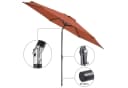 Kingsleeve Sonnenschirm Terracotta 300 cm mit Neigefunktion Bild 3