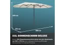 Kingsleeve Sonnenschirm XXL 460x270 cm Kurbel UV-Schutz 80+ Wasserabweisend Bild 4
