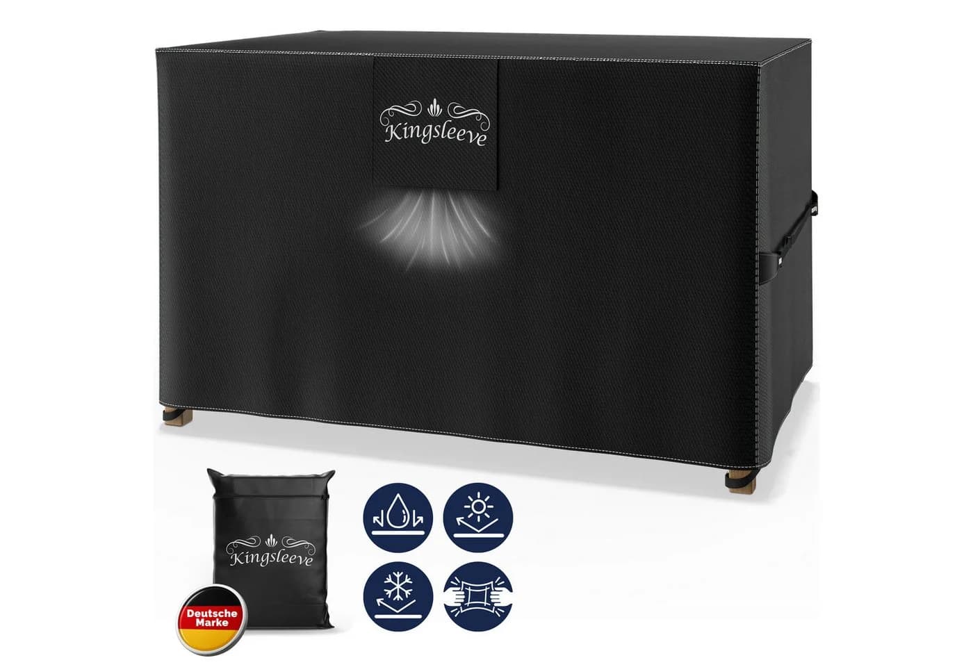 Kingsleeve Gartenmöbel-Schutzhülle Wasserdicht Winterfest - Bild 2