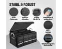 monzana Kofferraumtasche mit Deckel 68L wasserdicht Auto Organizer Grau/Schwarz Bild 4