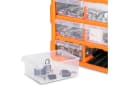 monzana Aufbewahrungsbox 18 Schubladen Orange/Grau Polypropylen Bild 3