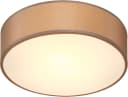 monzana Stoffdeckenlampe Taupe 30 cm E27 Modern Bild 2