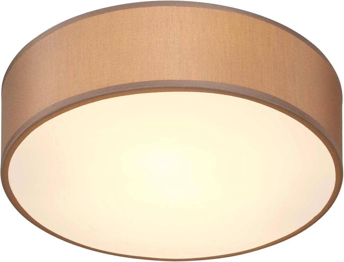 monzana Stoffdeckenlampe Taupe 30 cm E27 Modern - Bild 2